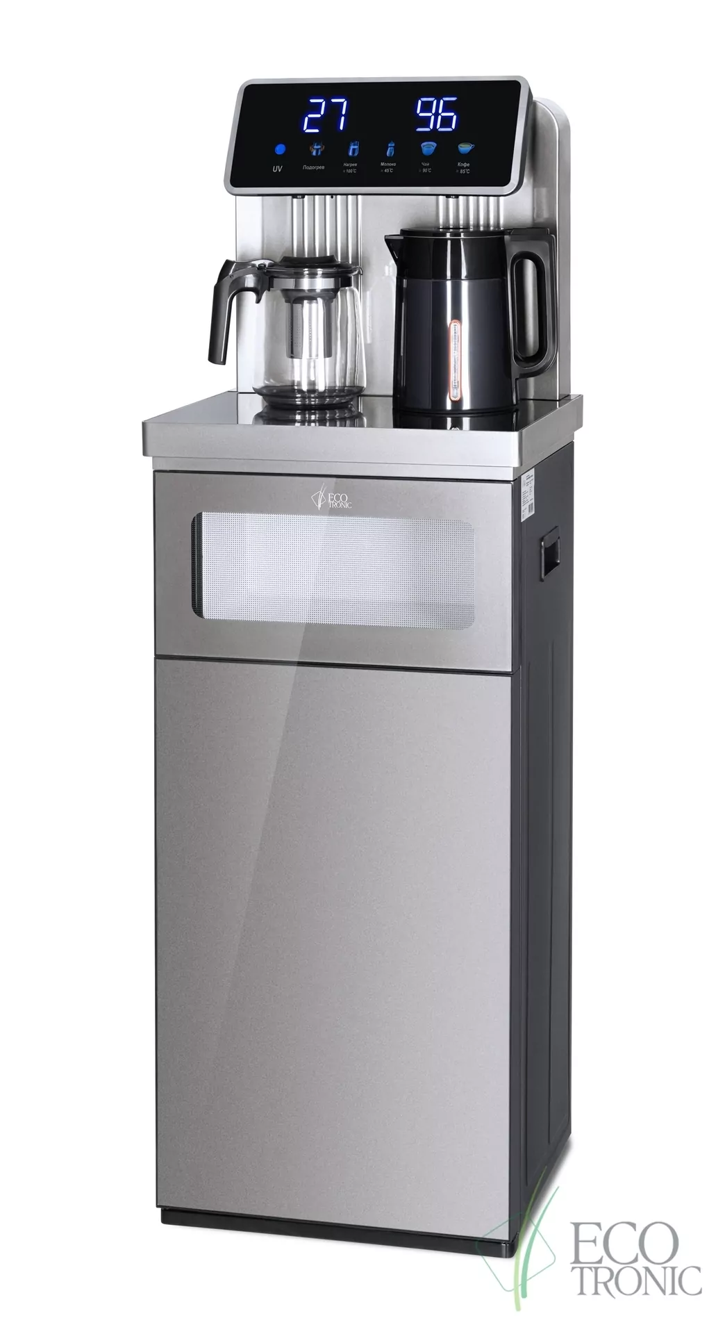 Кулер с чайным столиком Тиабар Ecotronic TB30-LNR UV grey